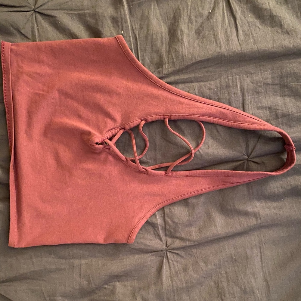 Pink Express crop top